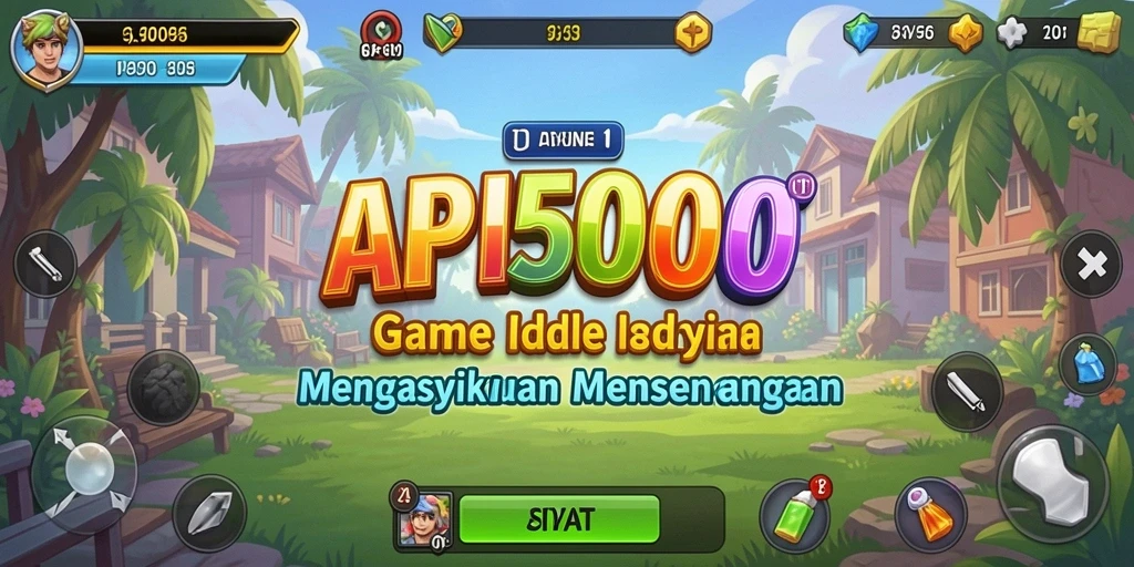 Gambaran gameplay dari API5000 menunjukkan kesenangan bermain Idle.
