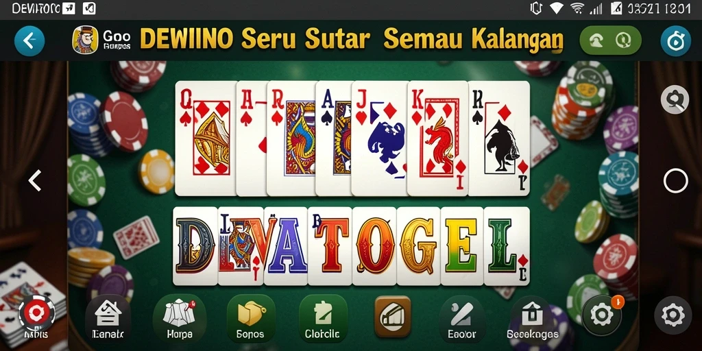Tampilan menarik dari gameplay DEWATOGEL yang seru.
