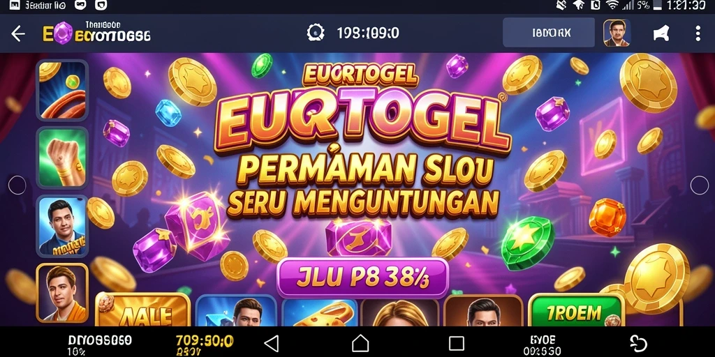Tampilan menarik dari gameplay Slot EUROTOGEL yang seru.