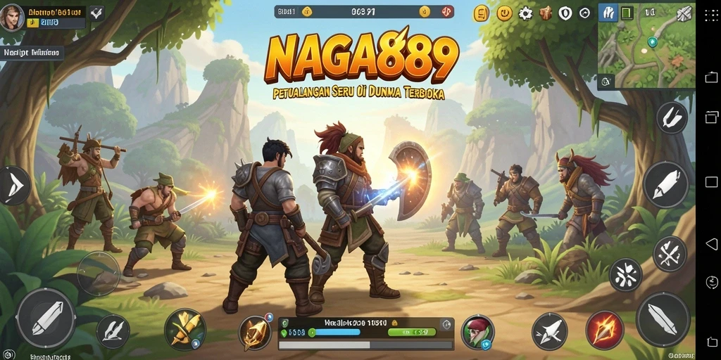 Tampilan gameplay seru dari <strong>NAGA889</strong> dalam dunia terbuka yang luas.