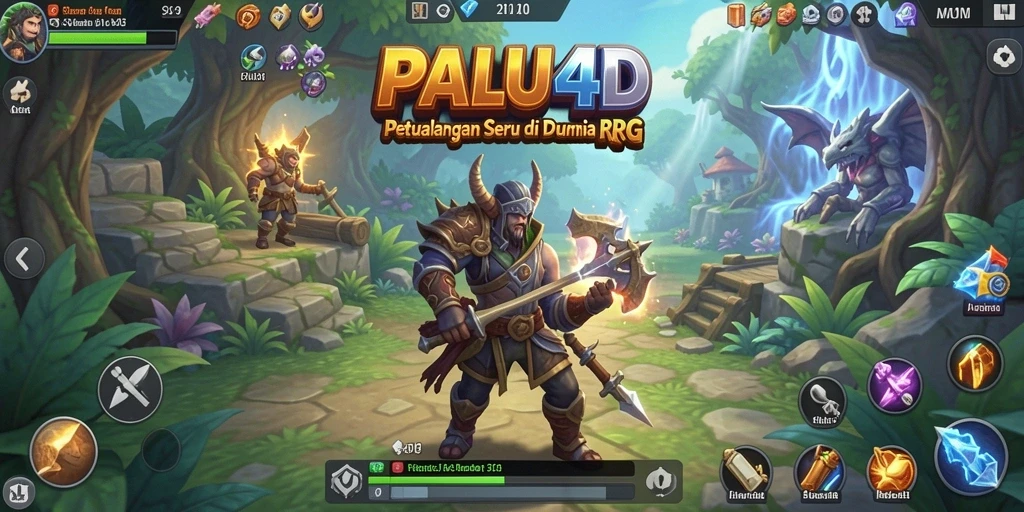 Tampilan gameplay seru di PALU4D dengan pertarungan dan eksplorasi.