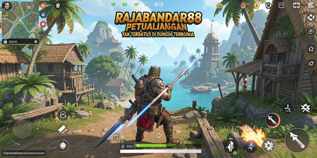 Tampilkan gameplay menarik RAJABANDAR88 dalam dunia terbuka yang menakjubkan.