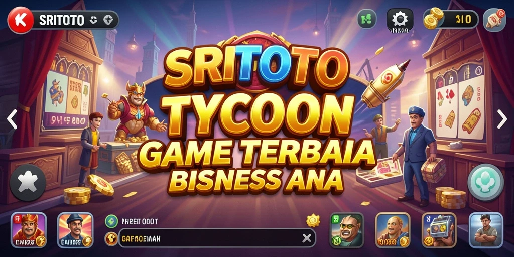 Tampilan gameplay <strong>SRITOTO</strong> yang menarik dan penuh strategi Tycoon.