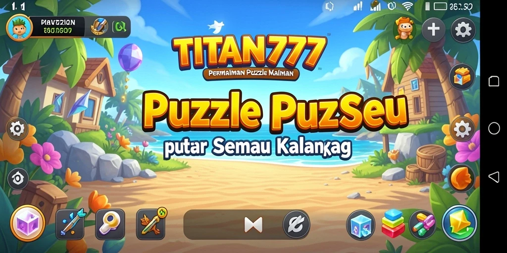 Tampilan gameplay TITAN777 yang menarik dan menantang.